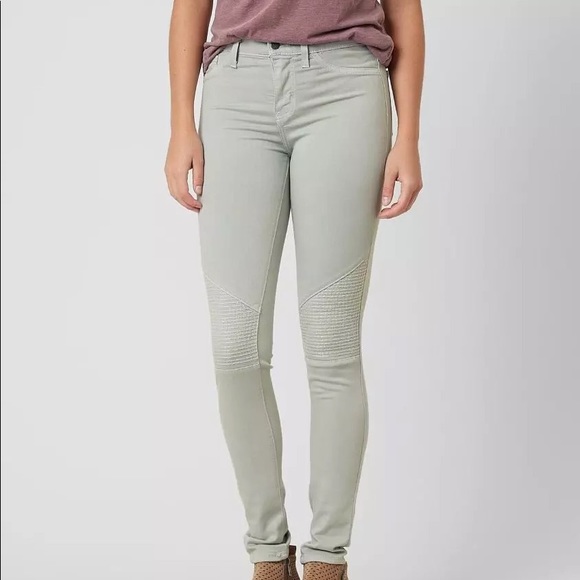 KanCan Denim - Mid-Rise Moto Skinny Stretch Jean - 26